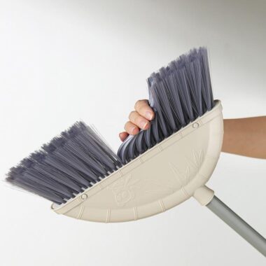 Plastic Broom Set for Household Cleaning with Dustpan