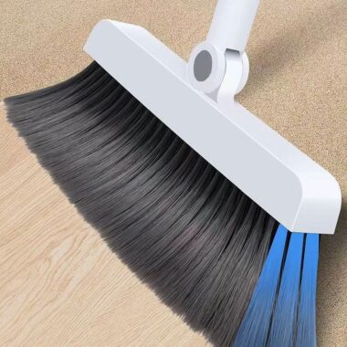 Foldable Soft Bristle House Clean Brooms Set with Dustpan for Hair and Dust