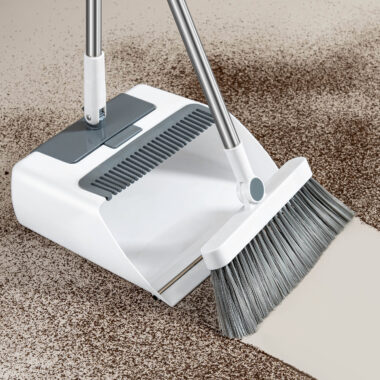 House Clean Brooms Set with Multifunction Dustpan for Floor Cleaning