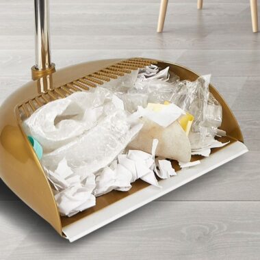 Plastic Magic Broom and Dustpan Set for Hair and Dust Cleaning