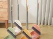 Plastic Broom Set for Household Cleaning with Dustpan