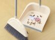 Plastic Broom Set for Household Cleaning with Dustpan