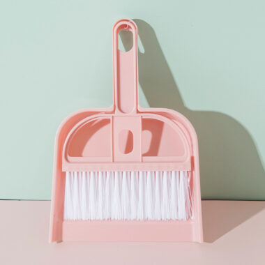 Mini Desktop Broom and Dustpan Set for Table Cleaning at Home or Office