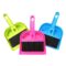 Mini Plastic Broom and Dustpan Set with Polypropylene Bristles for Pet Hair and Keyboard Cleaning