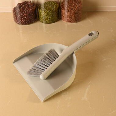 Mini Plastic Broom and Dustpan Set for Desk and Kids Use