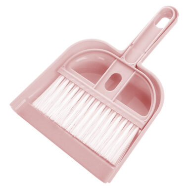 Mini Brush and Dustpan Set for Pet Hair and Desktop Cleaning