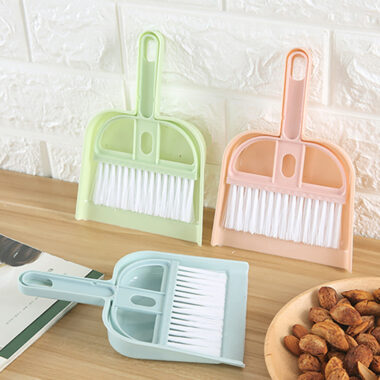 Mini Brush and Dustpan Set for Pet Hair and Desktop Cleaning