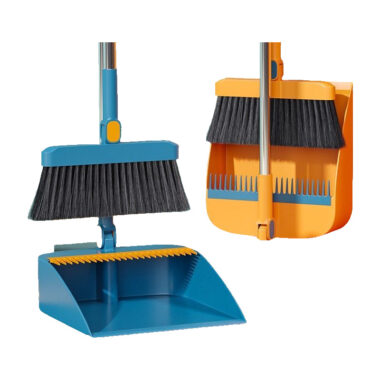 Rotatable Foldable House Clean Brooms Set with Hair-Resistant Bristles