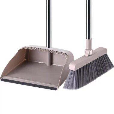 Rotatable Foldable House Clean Brooms Set with Hair-Resistant Bristles