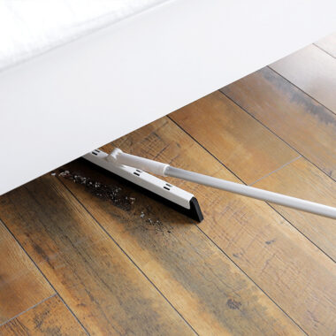 Long Handle Plastic Broom and Squeegee for Bathroom Floor and Hair

